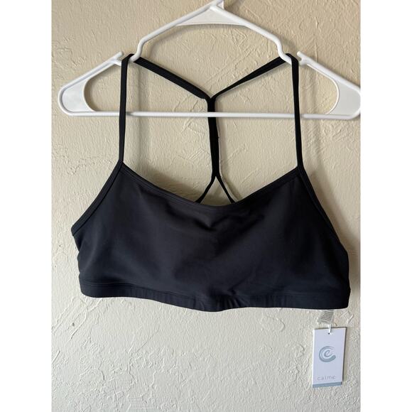 NWT Johnny Was Calme Endurance Crossback Sports Bra in Onyx Sz XL - Picture 1 of 6